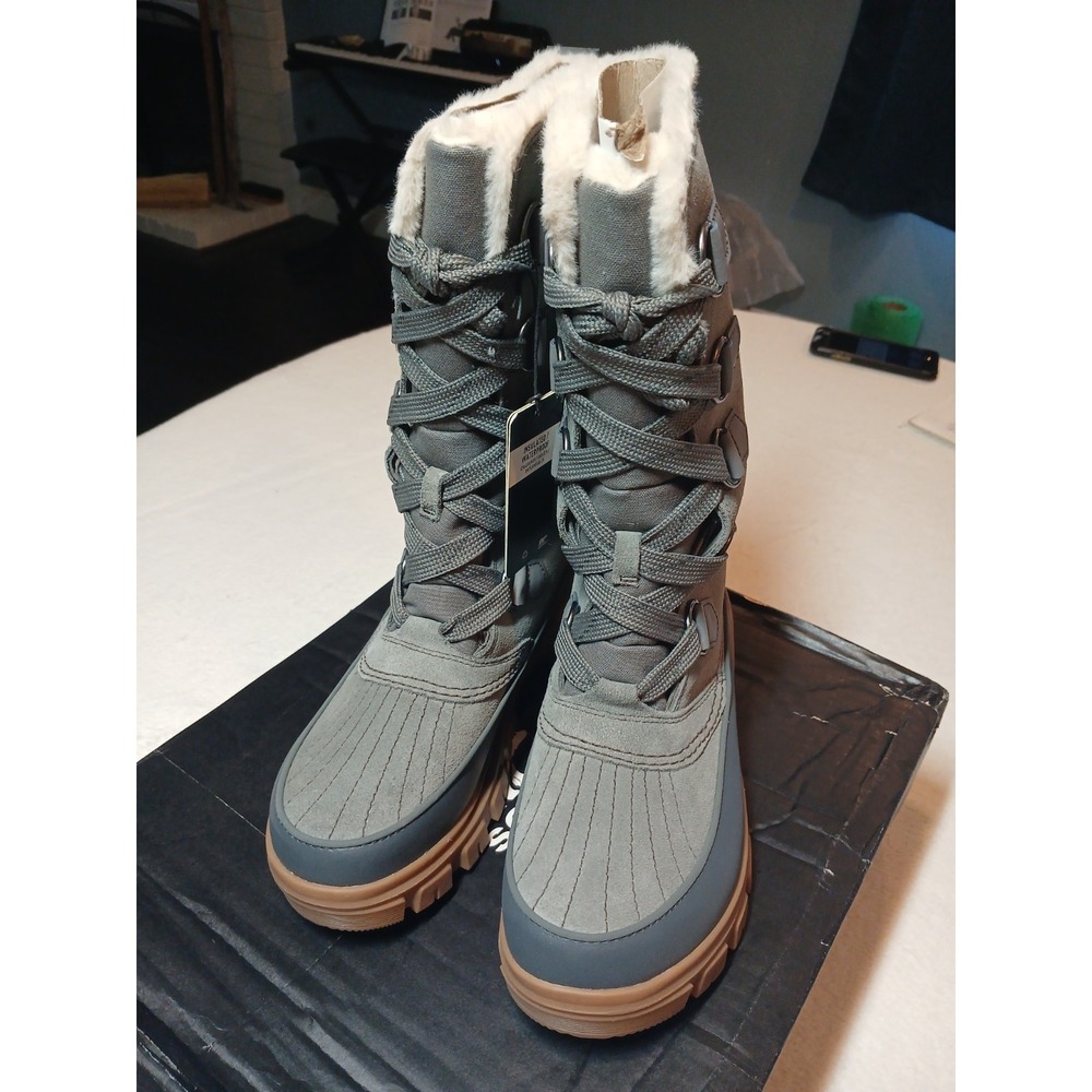 Sorel Women's Tivoli V Tall Boot US 9 Quarry Gray Waterproof Insulated NIB